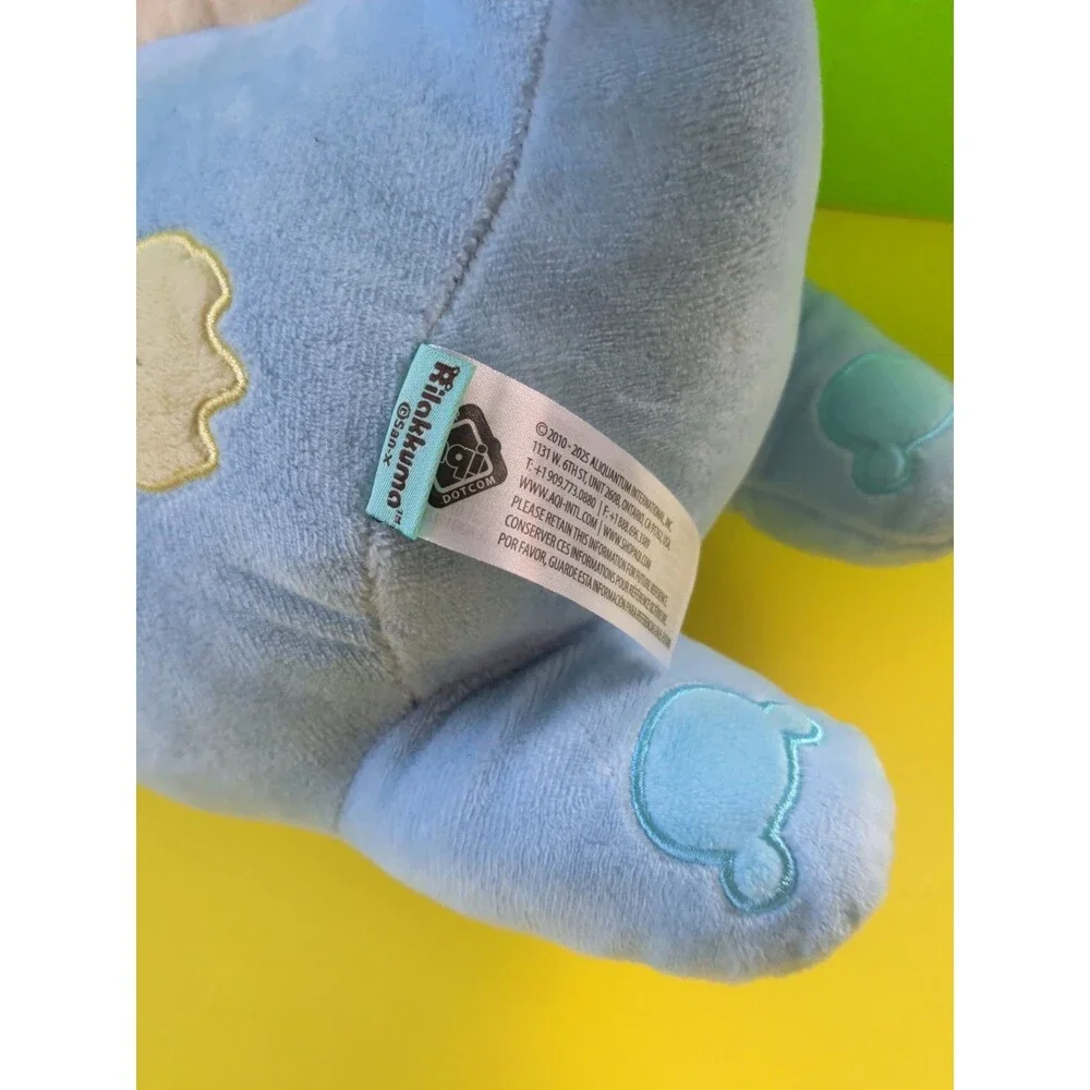 Rilakkuma Kyoryugokko Plush Blue Dinosaur Costume Laying Down Chairoikoguma